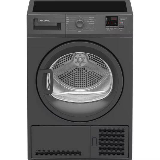 Hotpoint 9kg Condenser Tumble Dryer Anthracite 15 Cycles | CHDC92GGGDUK