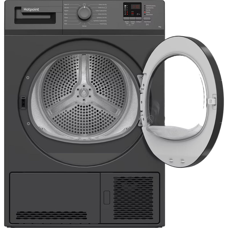 Load image into Gallery viewer, Hotpoint 9kg Condenser Tumble Dryer Anthracite 15 Cycles | CHDC92GGGDUK
