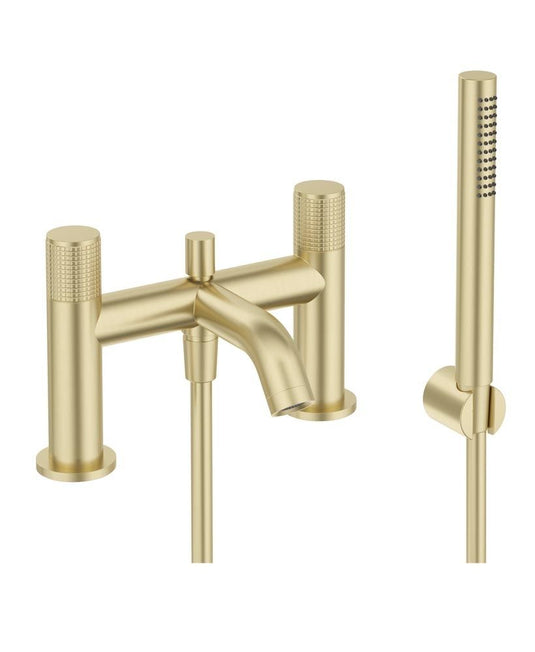 Bath Shower Mixer Brushed Gold