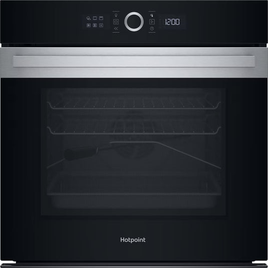 Hotpoint Class 5 Single Fan Oven | Dual Clean (Pyro & Hydro) | 73L | A+ | Stainless Steel | HOI5S8PM0XUK