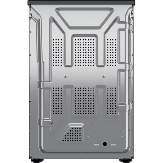 Indesit Electric Double Oven Cooker | Fan Oven | Black with Click&clean  | ID67V9KMBUK