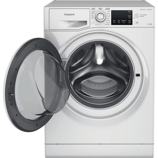 Hotpoint Freestanding Washer Dryer | 9kg Wash | 6kg Dry | Steam Hygiene | 1400rpm | White | NDB9635WUK