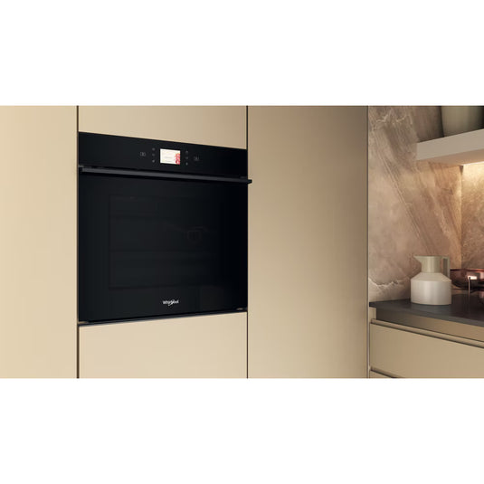 Whirlpool W9 Built In Electric Pyrolytic Single Oven | 73L | Black | WOI98FPT2SBA