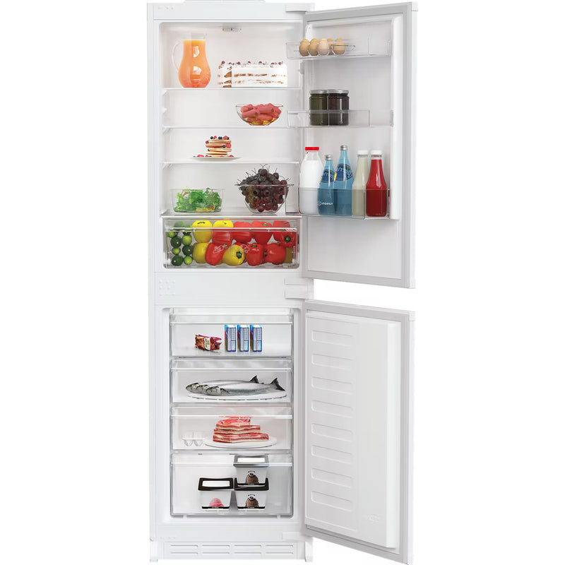 Load image into Gallery viewer, Indesit Low Frost 50/50 Integrated Fridge Freezer | 54CM | 265L | KINS1261B4UK
