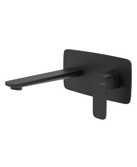 INEZ Wall Mounted Basin Mixer Black