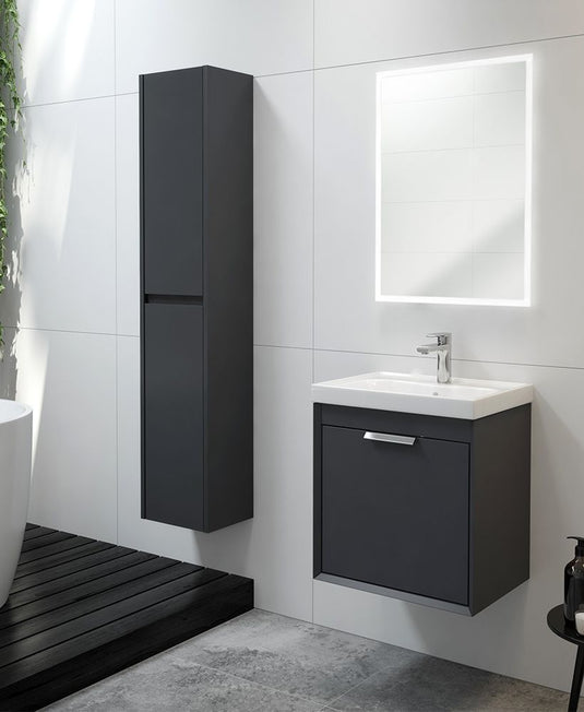 SONAS SCANDINAVIAN 30CM WALL COLUMN MATT MIDNIGHT GREY | UF0099