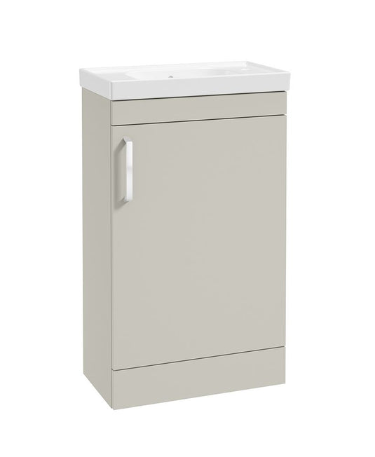Corta Floorstanding  Single Door Compact Vanity Unit Whispering Willow