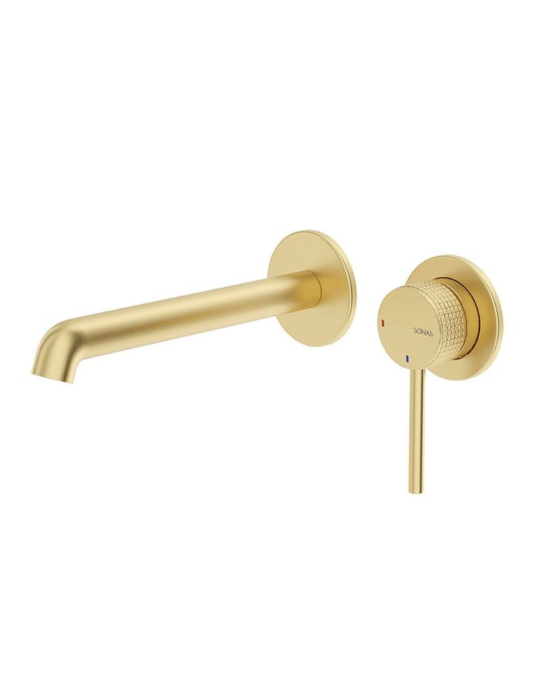 Завантажте зображення в засіб перегляду галереї, Wall Mounted Basin Brushed Gold
