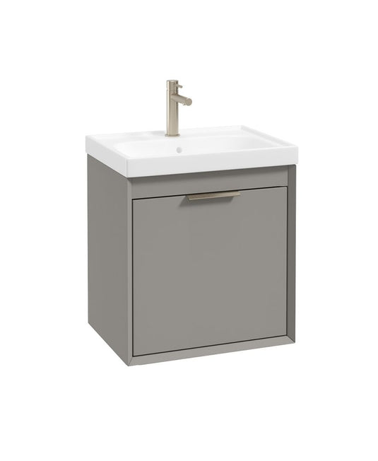 Sonas Fjord vanity unit matt khaki Brushed Nickel Handle 