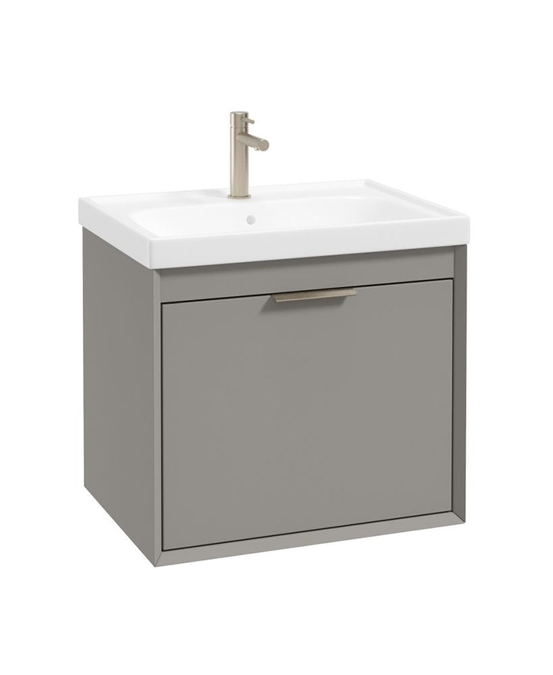 Załaduj obraz do przeglądarki galerii, Sonas Fjord  Vanity Unit Khaki with Brushed Nickel Handle

