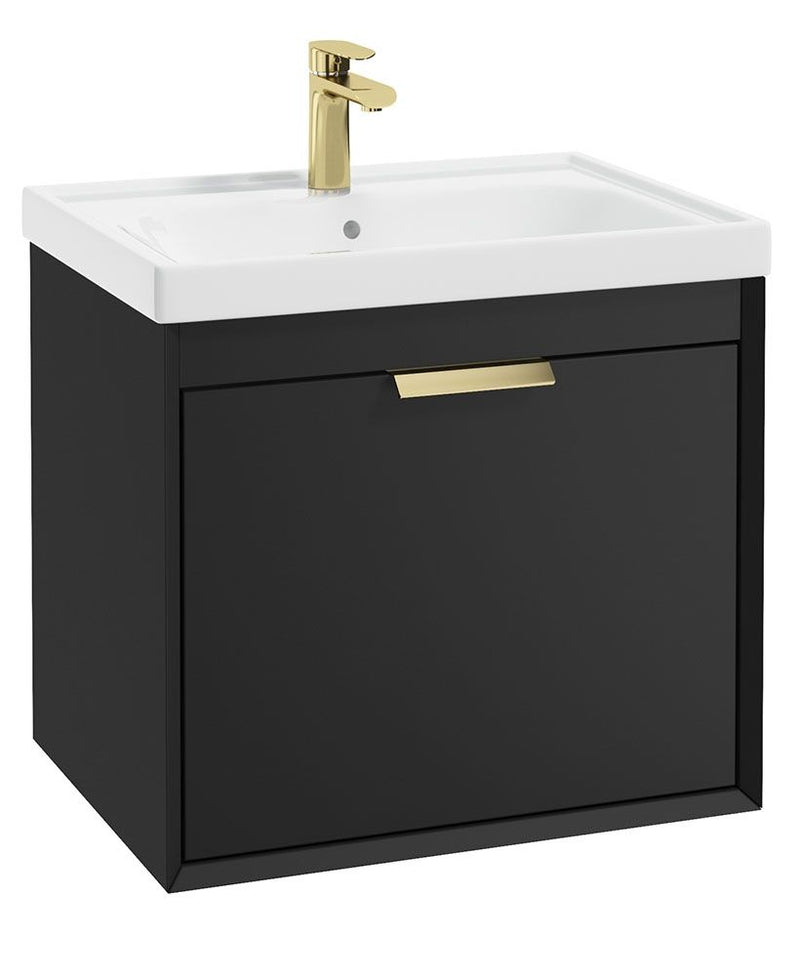 Load image into Gallery viewer, Sonas Fjord vanity unit black Brushed Gold Handle
