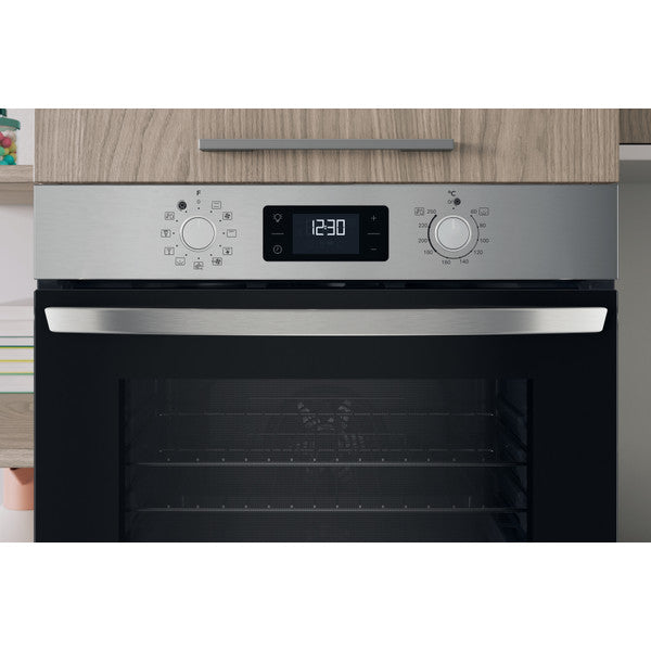 Load image into Gallery viewer, Indesit Click&amp;Clea Electric Single Oven | Stainless Steel | IO 258HU X UK
