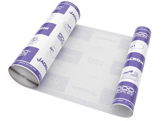 tuplex acoustic and moisture protect underlay, 3mm thick for 10m2