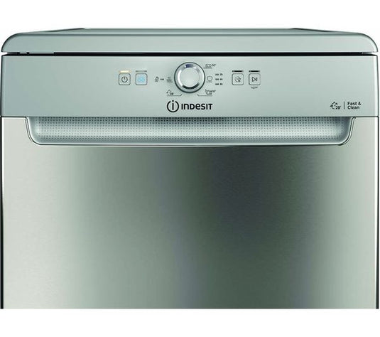 Indesit Dishwasher | Inox | DFE 1B19 X UK