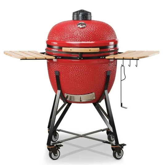 kamado bono grande bbq in red