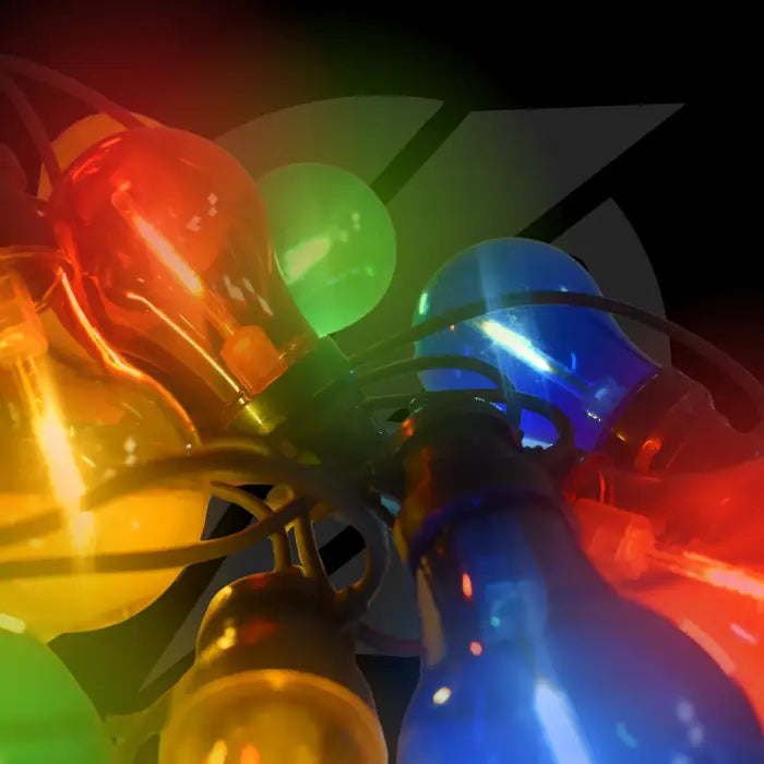 Завантажте зображення в засіб перегляду галереї, 50 Non-Connectable Multi-Action Festoon String Lights | Multi-Coloured | LV222186M
