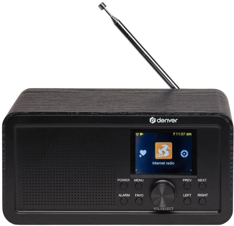 Załaduj obraz do przeglądarki galerii, Denver Internet Radio with Bluetooth &amp; Clock &amp; Alarm Fuction | DIR-200
