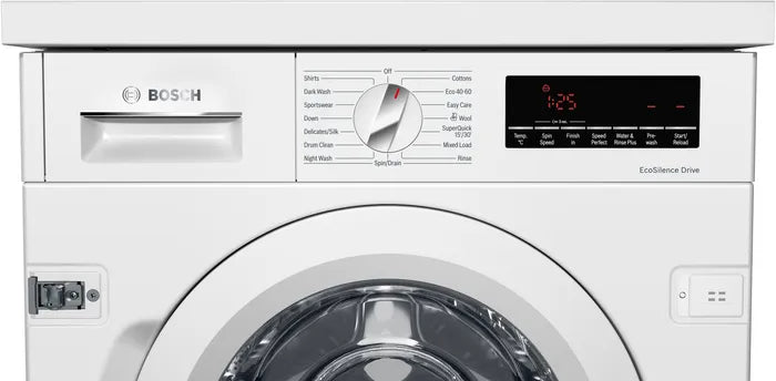 Załaduj obraz do przeglądarki galerii, Bosch Series 8 Integrated Washing Machine | 8KG | 1400 Spin | White | WIW28502GB

