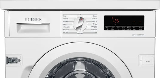 Bosch Series 8 Integrated Washing Machine | 8KG | 1400 Spin | White | WIW28502GB