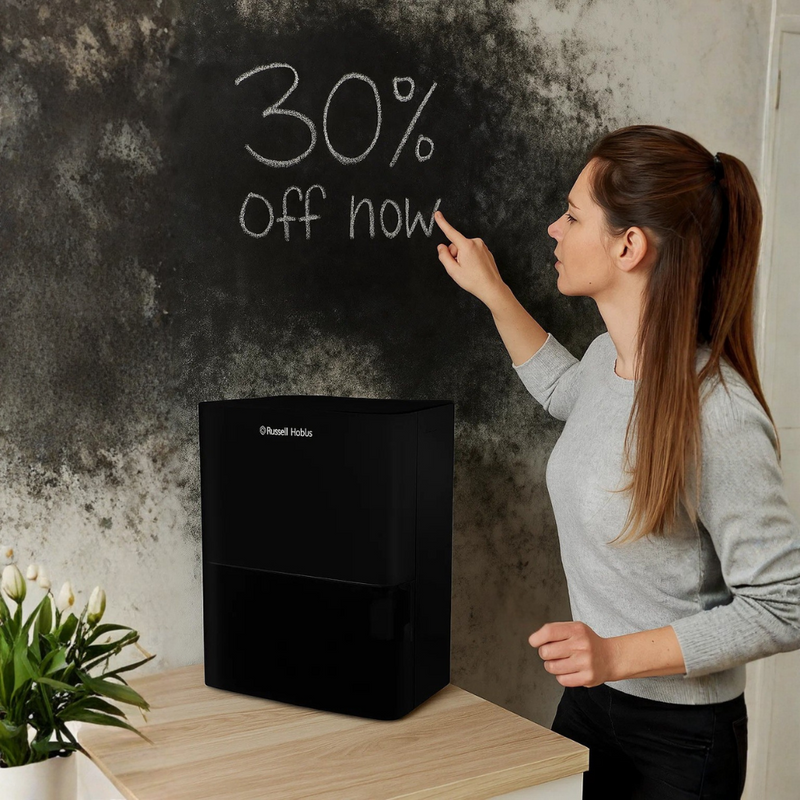 Load image into Gallery viewer, Russell Hobbs Dehumidifier | 10L | Black | RHDH1001B
