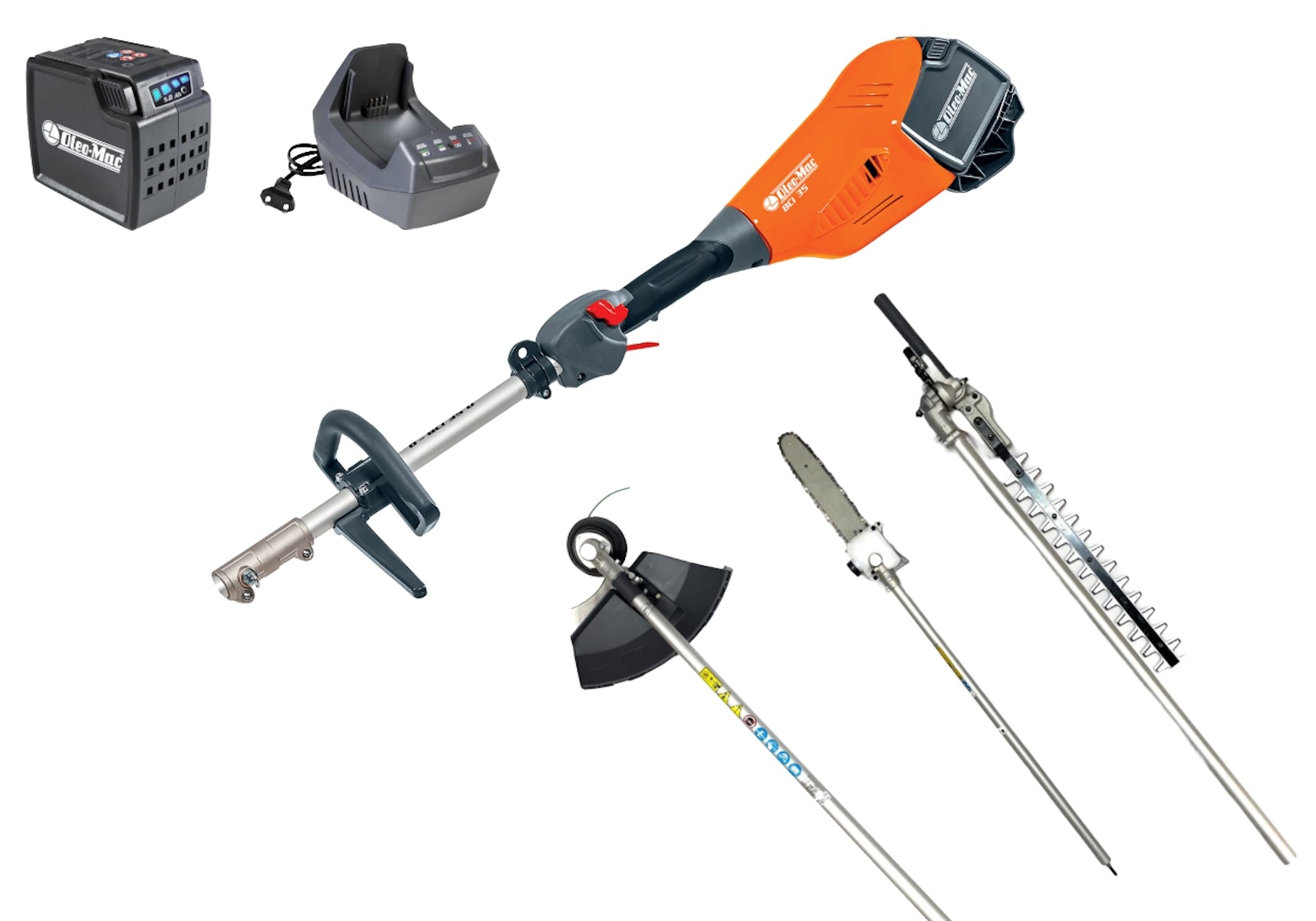 Oleo-Mac Multi Tool 40V | 5 Ah Battery Included | BCI35D+ALLT - Toss Bryan