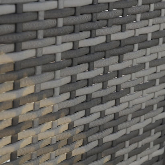 light grey woven synthetic rattan