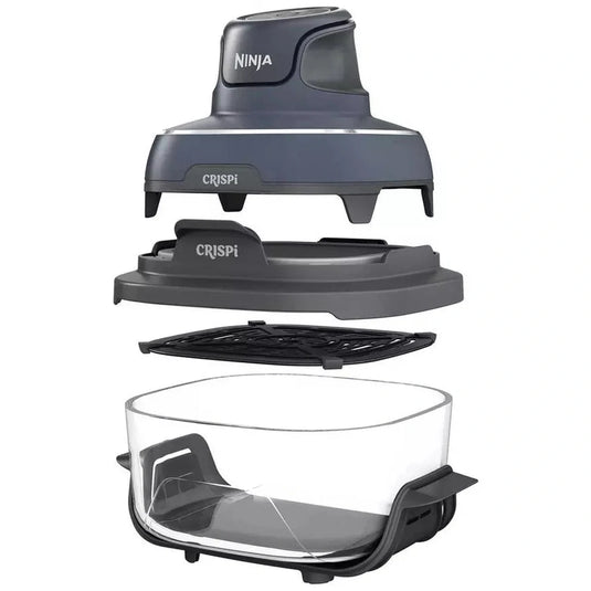 Ninja CRISPi 4-in-1 Portable Glass Air Fryer | Grey | FN101UKGY