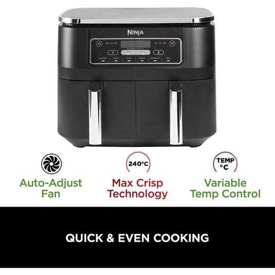 Ninja Foodi Dual Zone Air Fryer | 7.6L | AF300UK