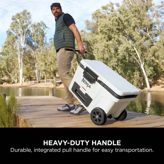 Ninja FrostVault 45QT/42L Wheeled Cooler With Dry Zone | Cloud White | FB245UKWH