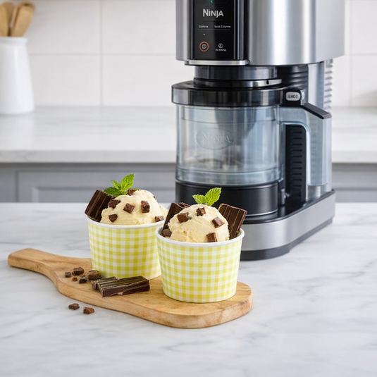 Ninja Ice Cream Maker Dessert Tubs with Coloured Lids (Set of 4) | XSKPNTLID4EUK