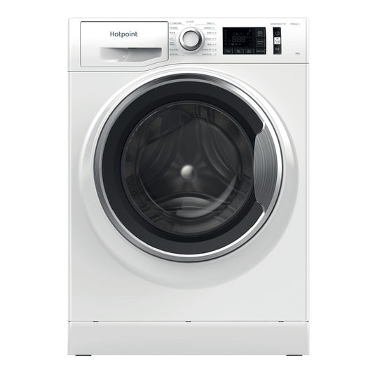Hotpoint ActiveCare Washing Machine | White | 10kg | 1400RPM | A-20% Rated | NM11 1048 WC A UK