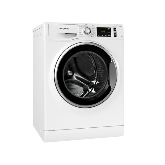 Hotpoint ActiveCare Washing Machine | White | 10kg | 1400RPM | A-20% Rated | NM11 1048 WC A UK