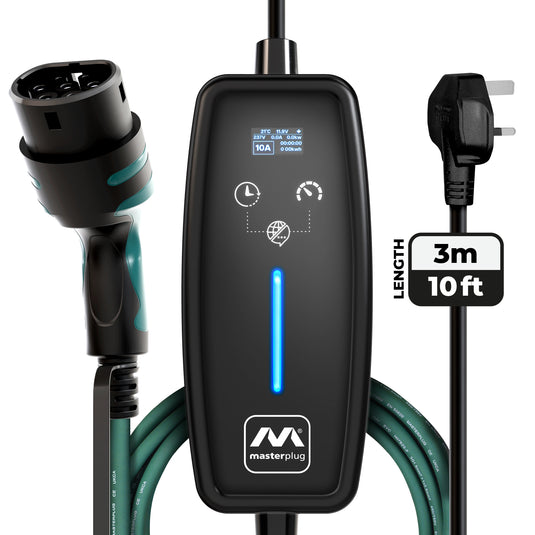Luceco Masterplug Mode 2 3M 3 Pin Uk Plug To Type 2 | EVCM221003-MP