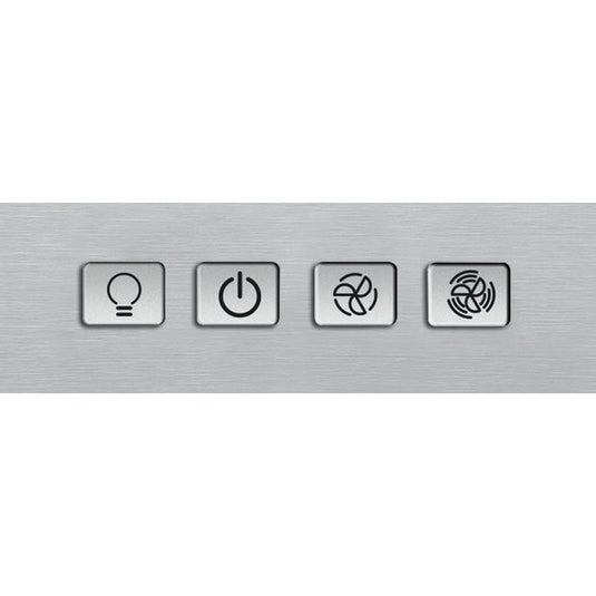 Hotpoint Wall-Mounted Curved Glass Cooker Hood | Filters Included | Stainless Steel | 90cm | PHGC9.4FLMX