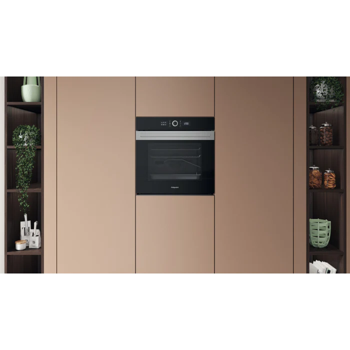 Load image into Gallery viewer, Hotpoint 73L Built-in Electric Single Oven | Black and Silver |HOI5S8PM0XUK
