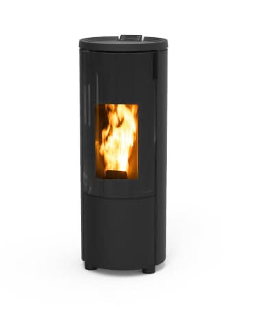 Thermorossi Pop Hermetic 8 Wood Pellet Stove | Black