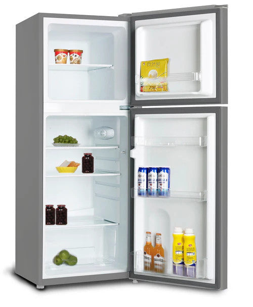 Powerpoint Fridge Freezer | 128x48CM | Stainless Steel | P74250MLSL