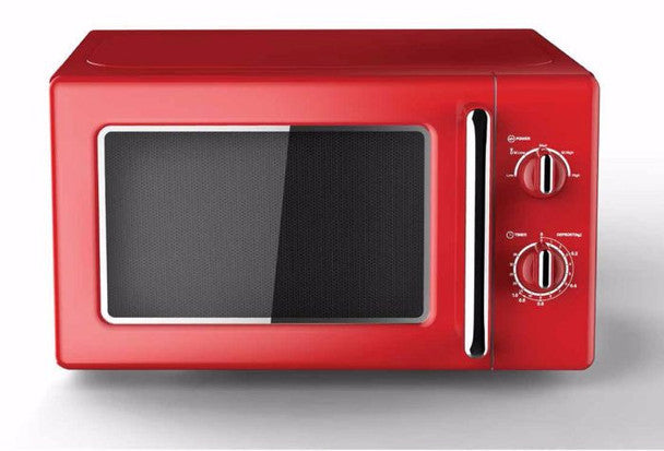 Powerpoint Retro Style Microwave | 700W | Red | P22720MRRD