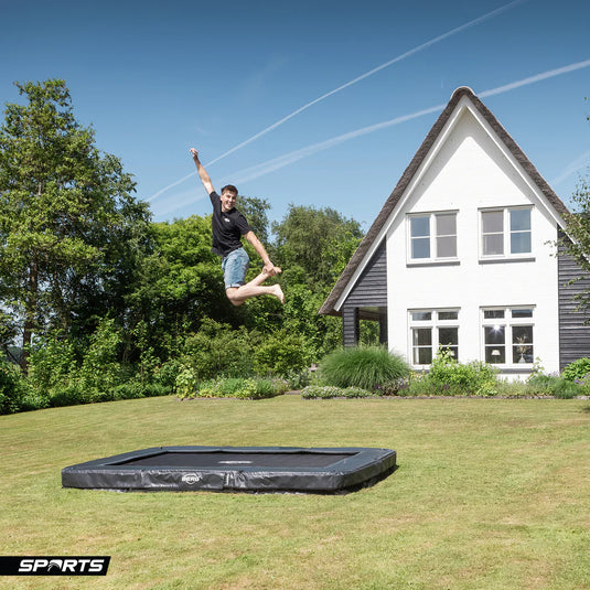 Berg Ultim Favorit InGround Trampoline | 410CM/ 13FT | Black | 32.23.14.40