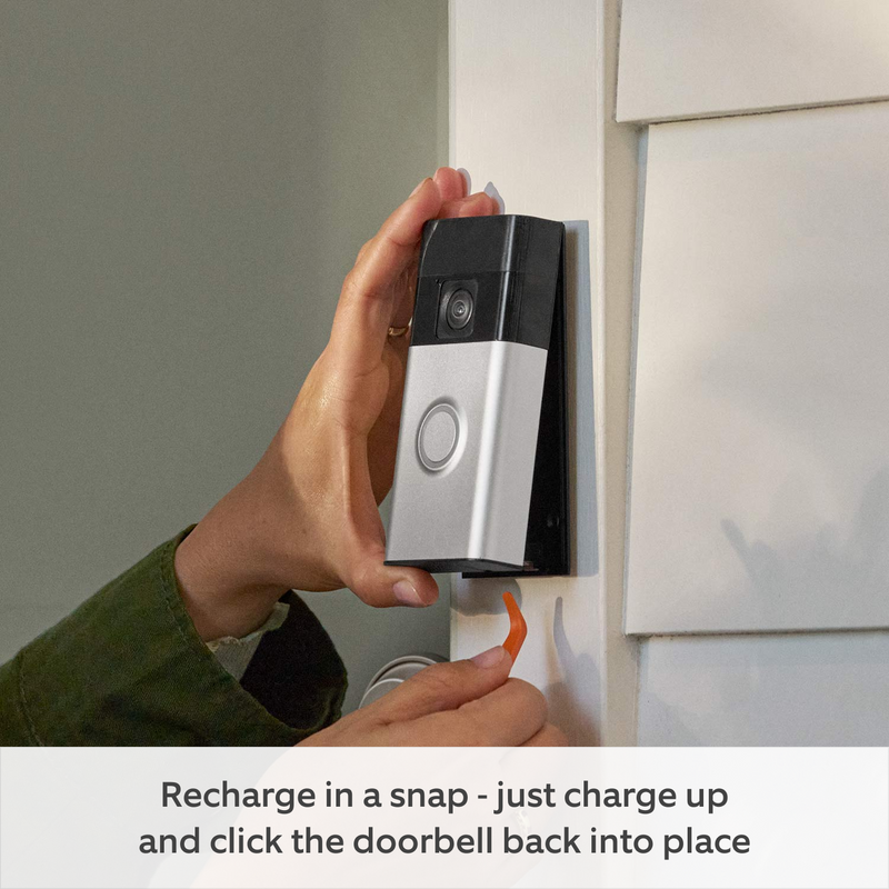 Завантажте зображення в засіб перегляду галереї, Ring Video Doorbell (2nd Gen) | Satin Nickel | 8VRDP7-0EU0
