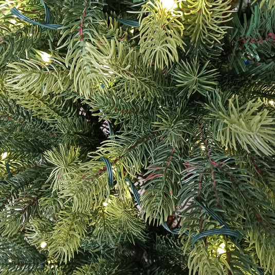 7ft Prelit Real Feel Scandi Artificial Christmas Tree - Elite Ed 2.1m