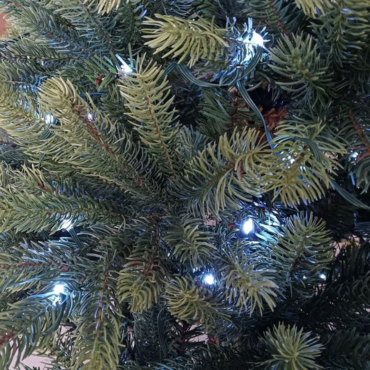 7ft Prelit Real Feel Scandi Artificial Christmas Tree - Elite Ed 2.1m