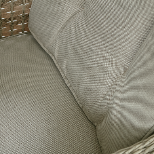 sand coloured back and base cushions