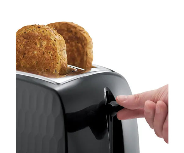 Załaduj obraz do przeglądarki galerii, Russell Hobbs Honeycomb 2 Slice Toaster - Black | 26061R/H
