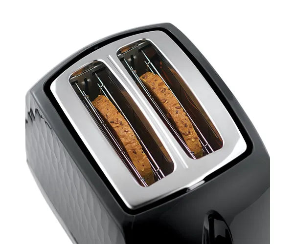 Załaduj obraz do przeglądarki galerii, Russell Hobbs Honeycomb 2 Slice Toaster - Black | 26061R/H
