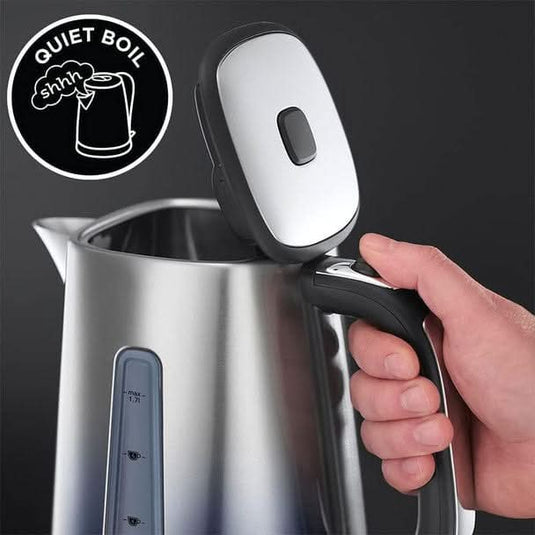 russell hobbs eclipse kettle in midnight blue quiet boil