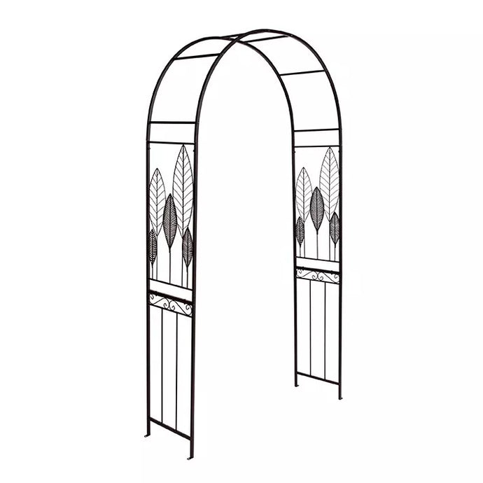 2.4M Rustic Brown Black Arboretum Garden | FN250508