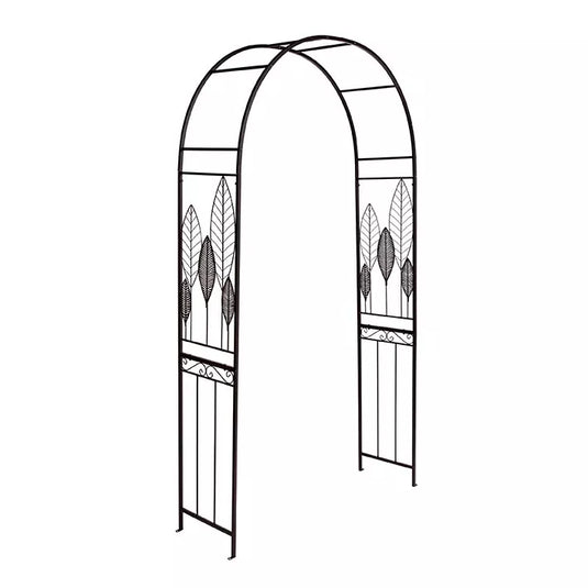 2.4M Rustic Brown Black Arboretum Garden | FN250508