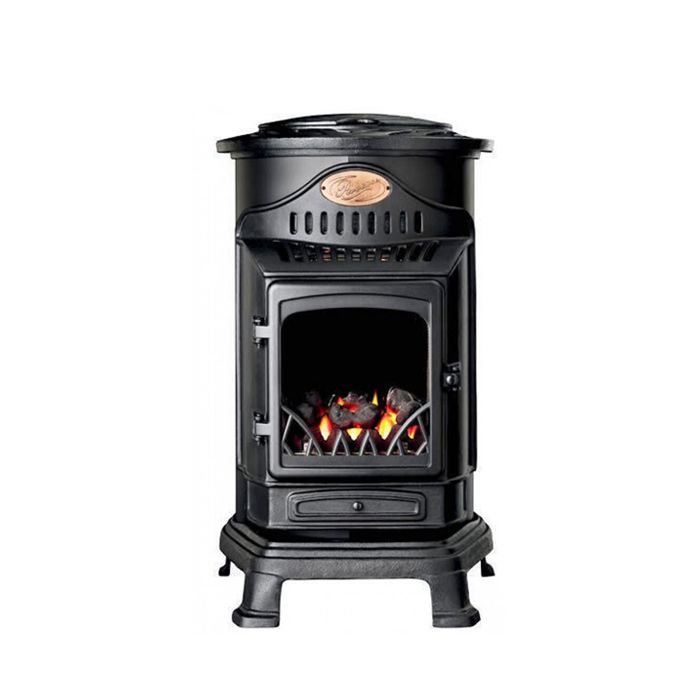 Załaduj obraz do przeglądarki galerii, Provence 3.4kW Portable Gas Fire – Matt Black | PROVIR-MB
