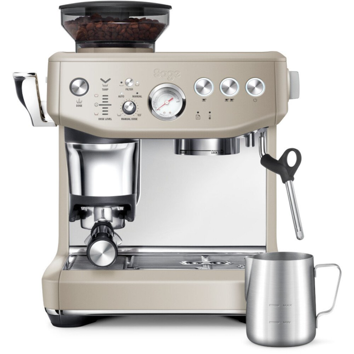 Sage The Barista Express Impress Coffee Machine | Almond Nougat | SES876ALM4GUK1